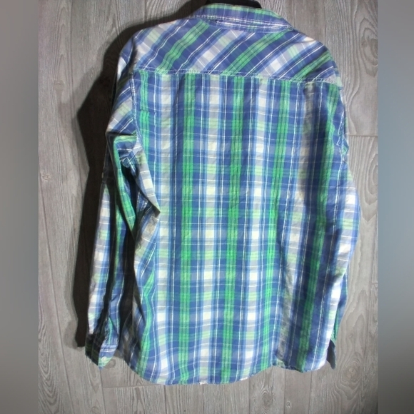3/$15 PD&C mens button down shirt plaid XL - Picture 5 of 10